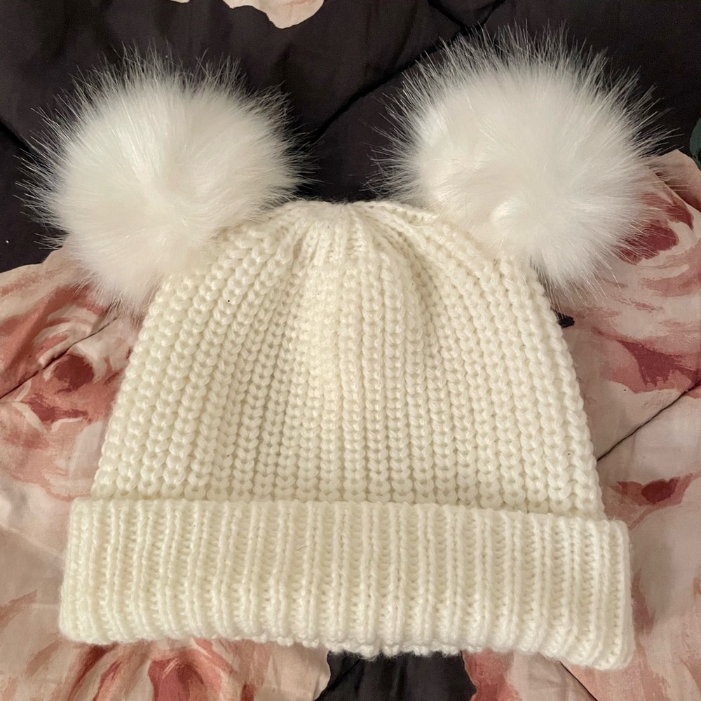 Bear Ears Pom Beanie BEBE